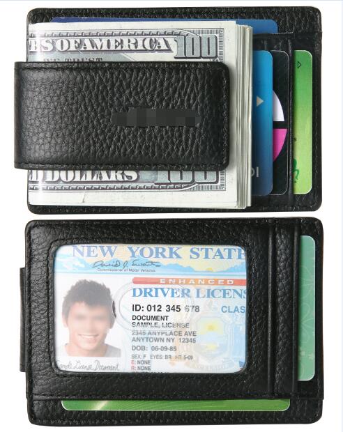Mens Money Clip Wallet RFID (WW-003-B)