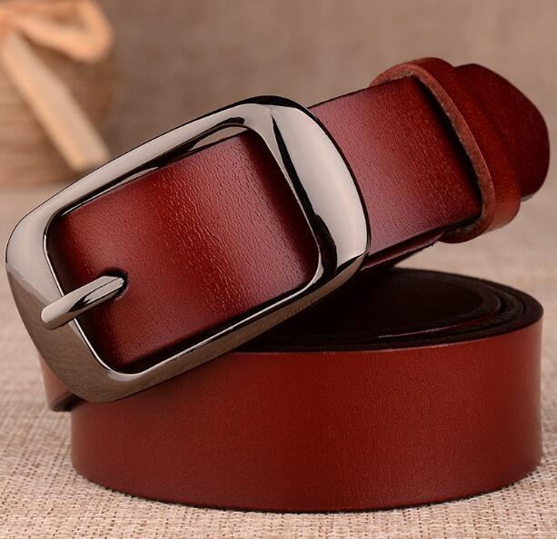 Women Casual Leather Belt for Jeans Pants